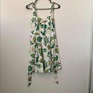 White cactus Dress NWT